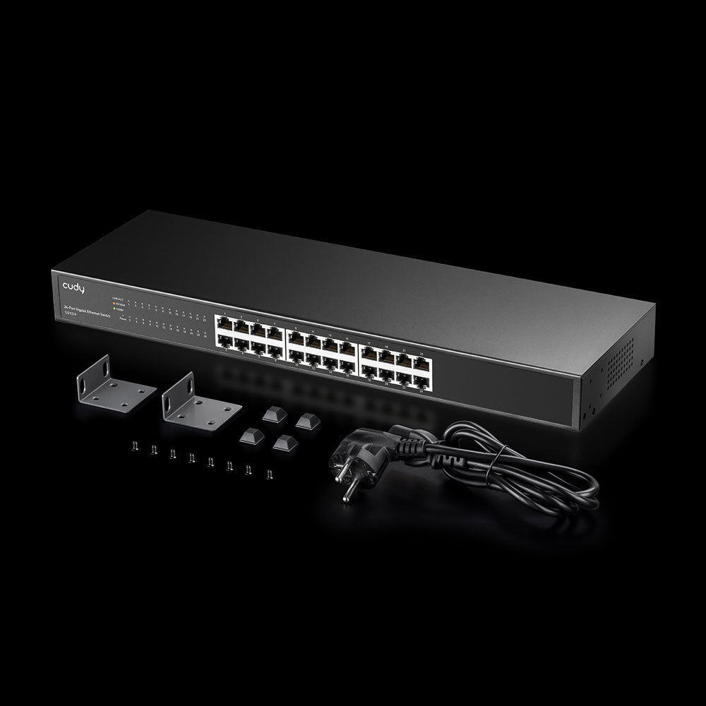 Switch Ethernet 24 ports Gigabit
