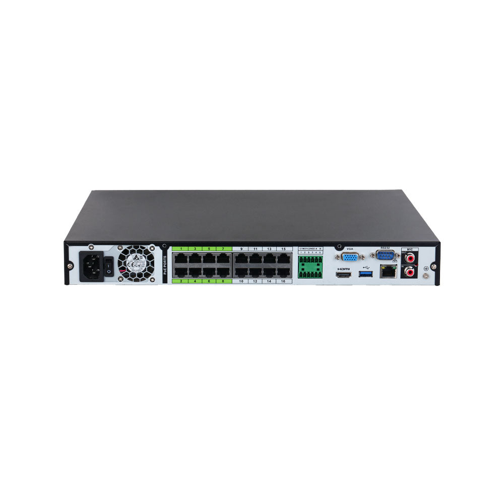 Enregistreurs de vidéosurveillance DAHUA 32 CANAUX POE avec sorties d'alarme et ACUPICK