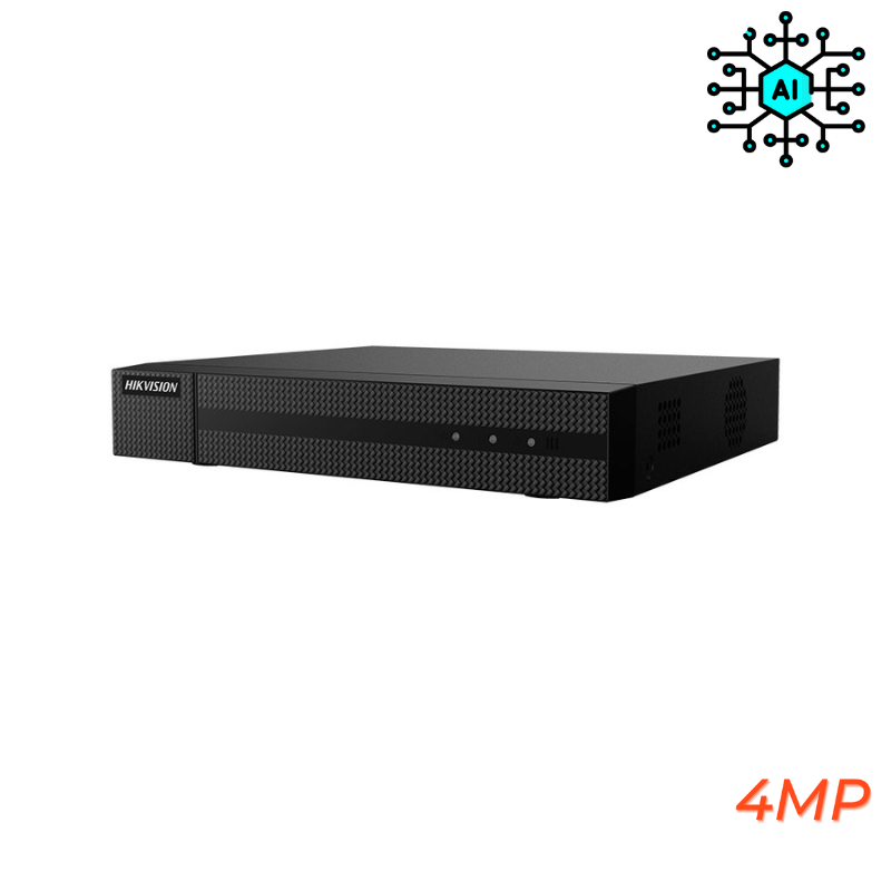 Enregistreur de vidéosurveillance HIK-VISION 4 canaux analogique 4MP Avec IA