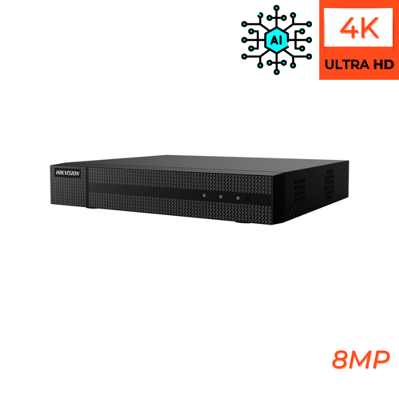Enregistreur de vidéosurveillance HIK-VISION 4 canaux analogique 8MP Avec IA