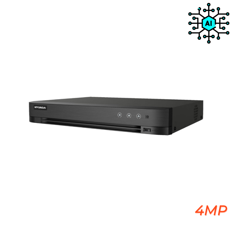 Enregistreur de vidéosurveillance HYUNDAI 16 canaux analogique 4MP Avec IA
