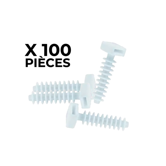 Supports de serre-câbles à enfoncer