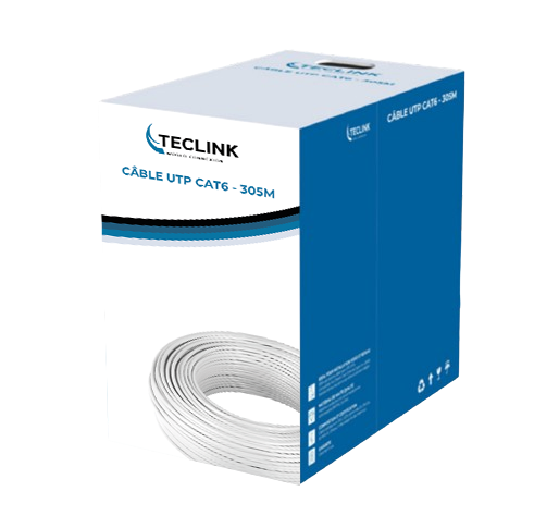 Câble RJ45 CCA Catégorie 6 de 305 Mètres