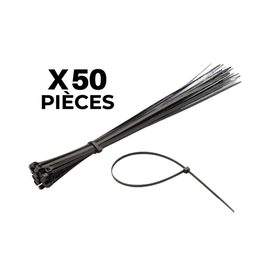 Colliers serre-câbles 7,6 × 250 mm