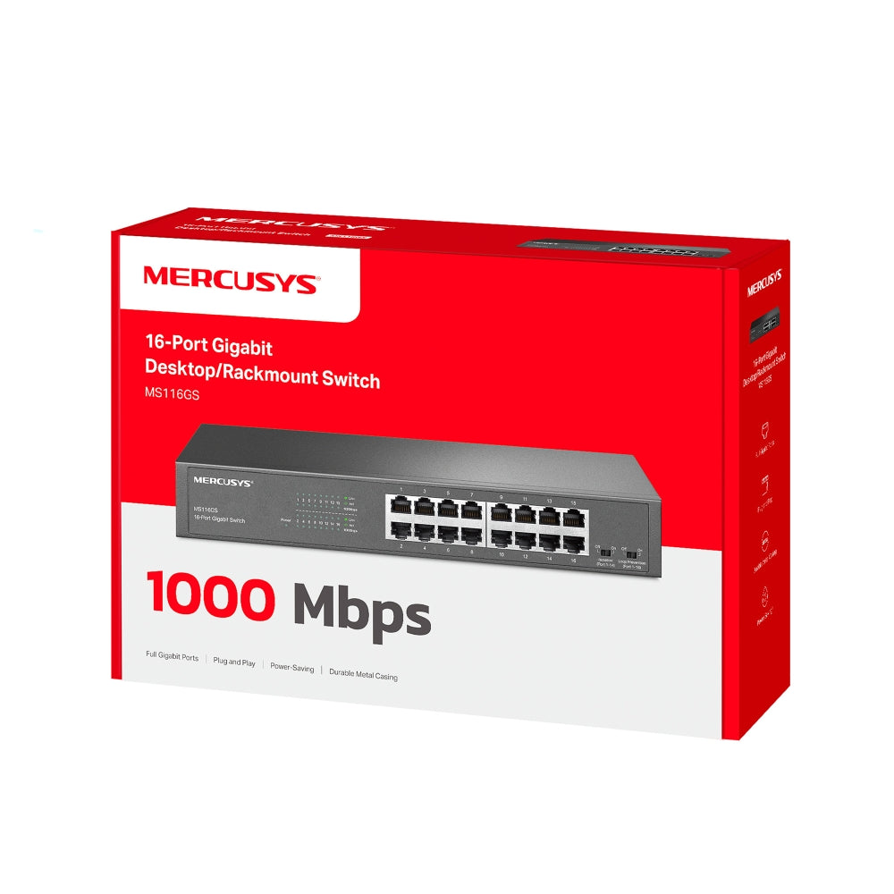 Switch Ethernet Gigabit 16 Ports TP-LINK - Mercusys Pro