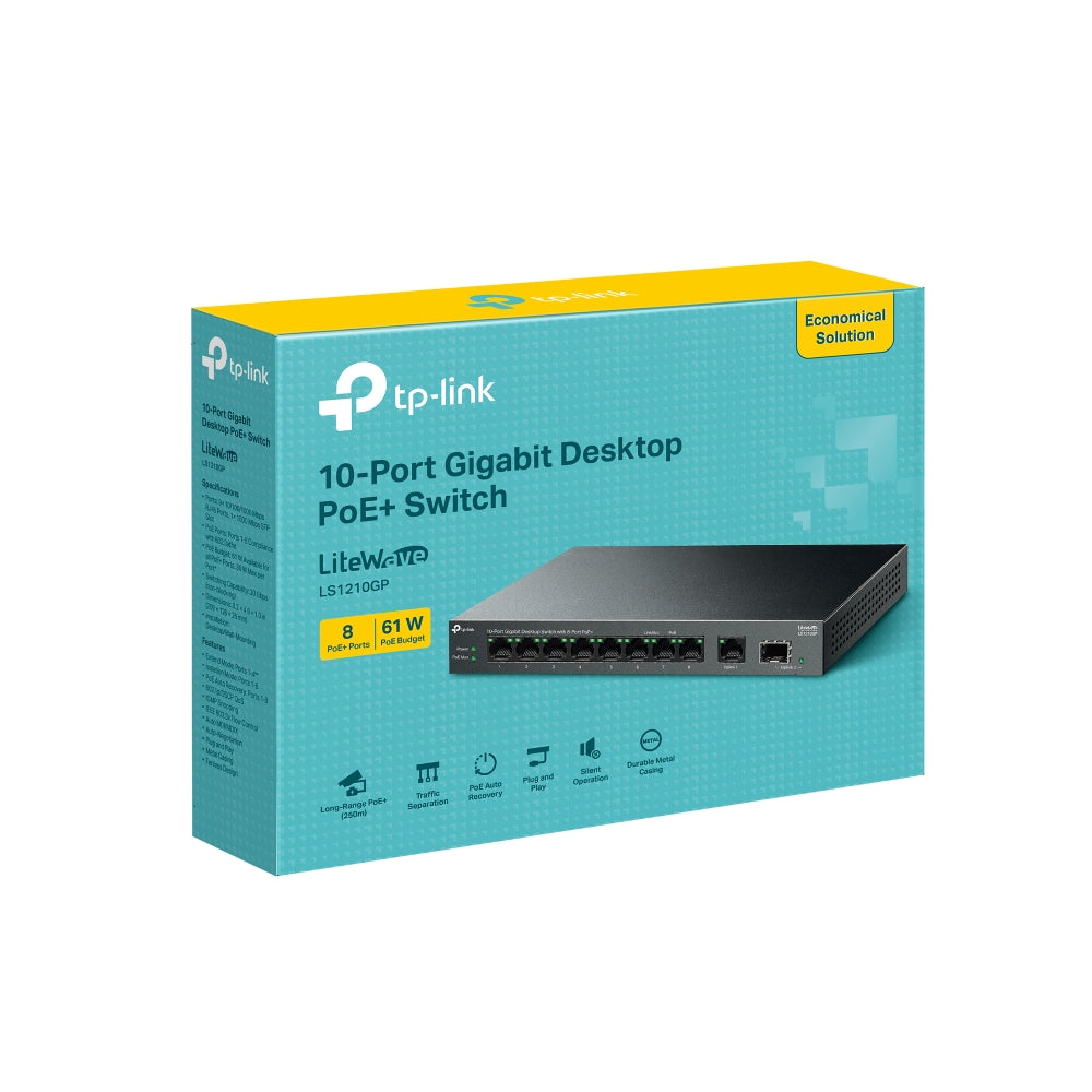 Switch Ethernet 8 Ports POE TPLINK