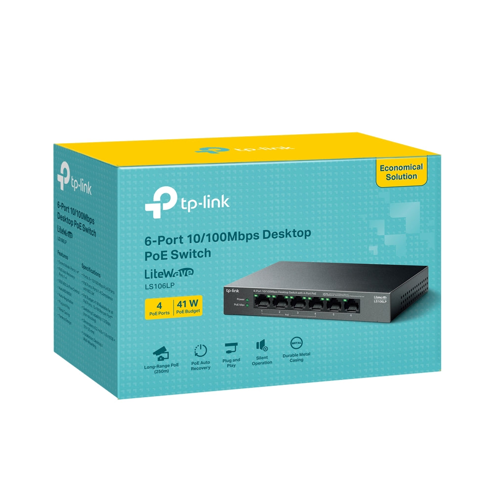 Switch Ethernet 4 Ports POE TPLINK
