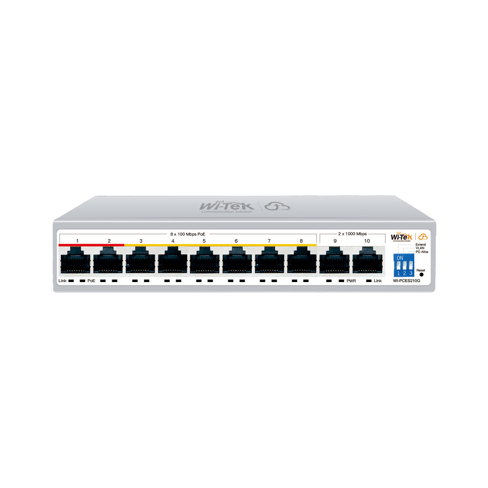 Switch Ethernet 8 Ports POE avec Cloud - WITEK