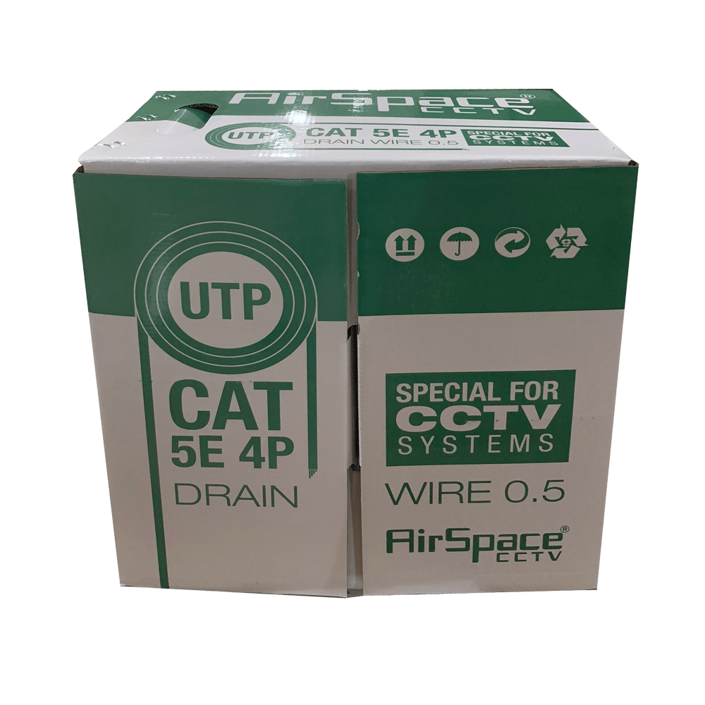 Câble RJ45 UTP catégorie 5e blindé de 305 mètres - Direct - Sécurité - Boutique