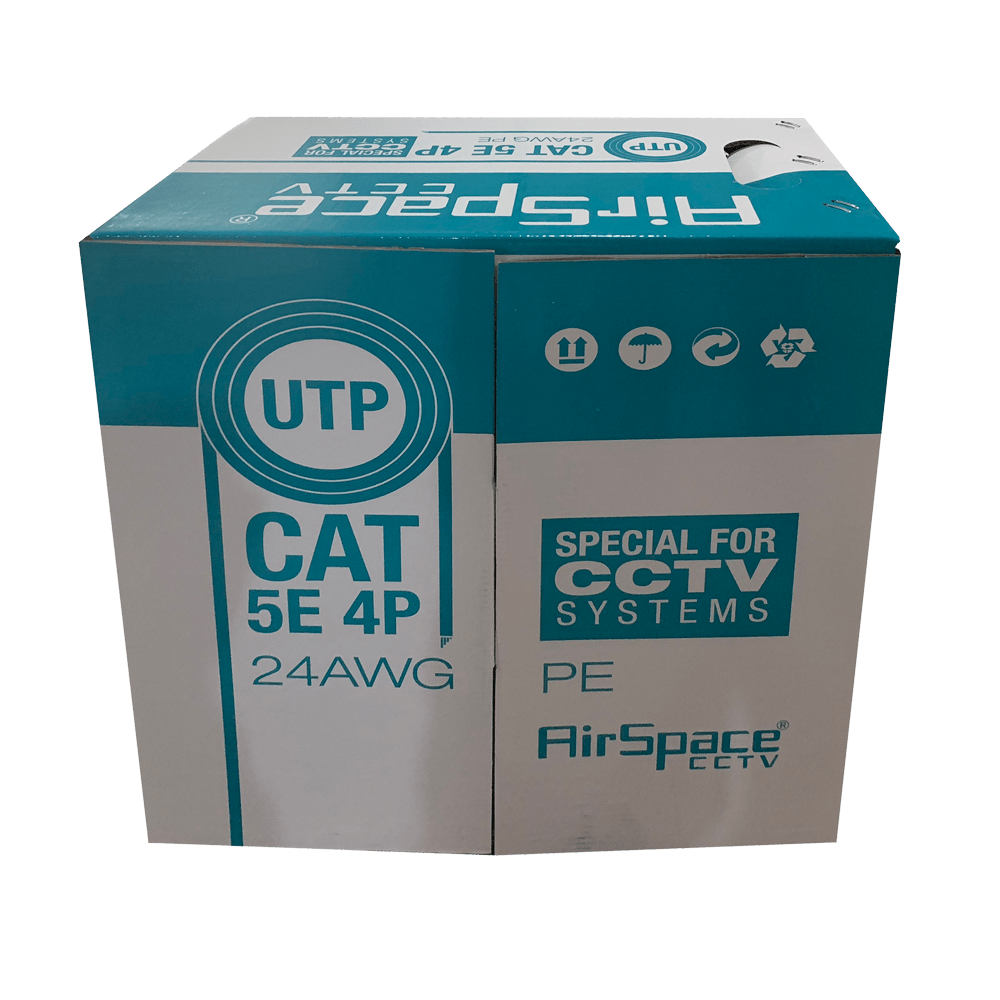 Câble RJ45 UTP catégorie 5e de 305 mètres - Direct - Sécurité - Boutique