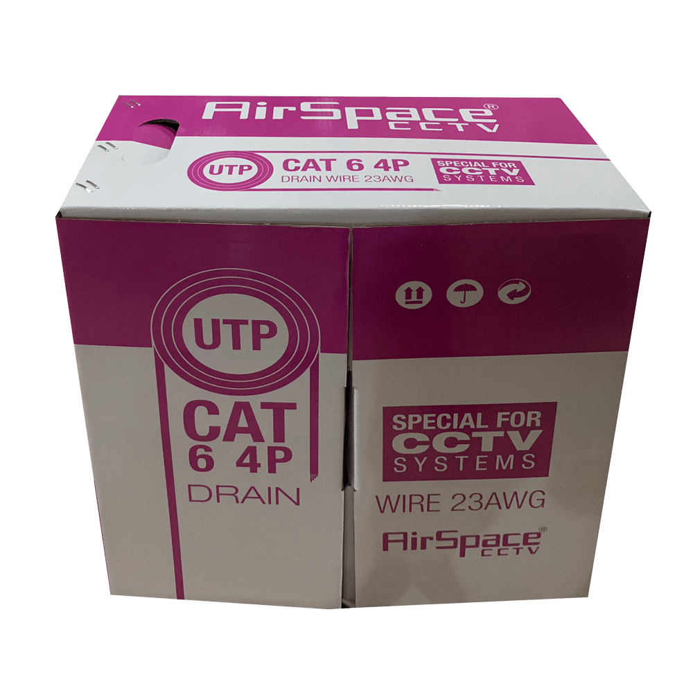 Câble RJ45 UTP catégorie 6 de 305 mètres - Direct - Sécurité - Boutique