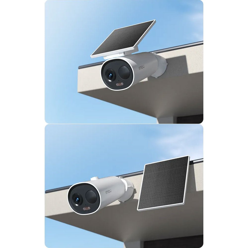 Caméra 100% autonome Bullet avec batterie et panneau solaire - Direct - Sécurité - Boutique