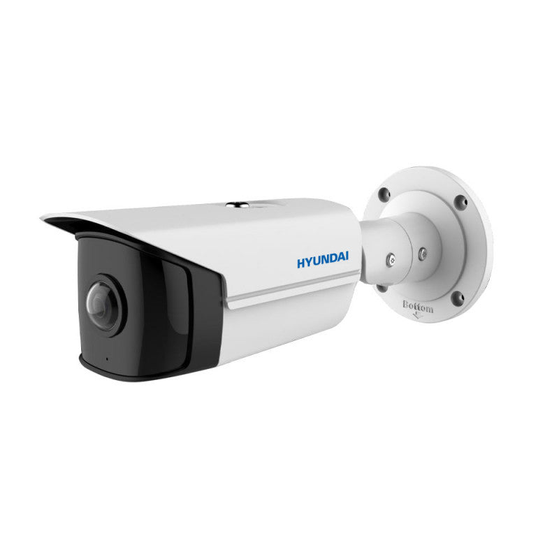 Caméra de surveillance IP très grand angle panoramique extérieur.