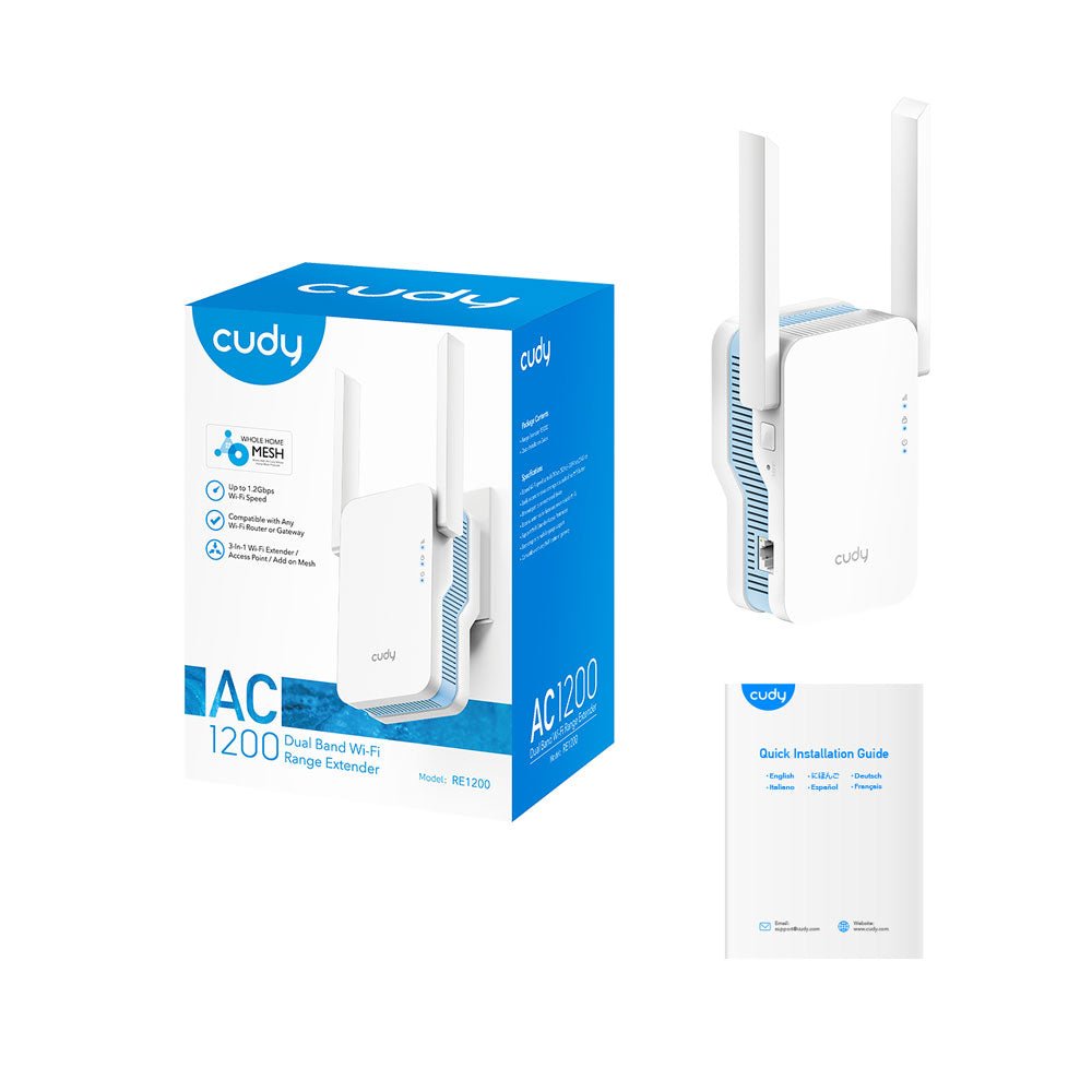 Répéteur Wifi RE1200 - Direct - Sécurité - Boutique