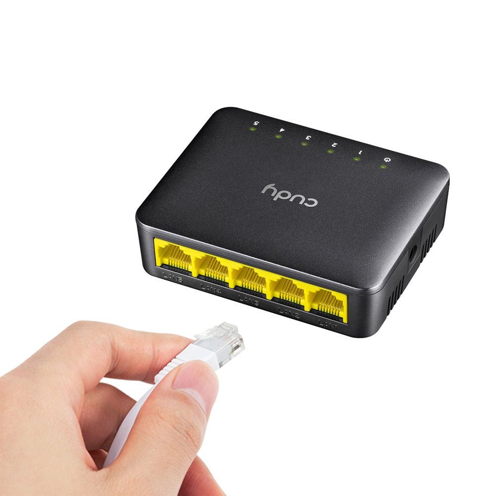 Switch Ethernet 5 ports Gigabit - Direct - Sécurité - Boutique