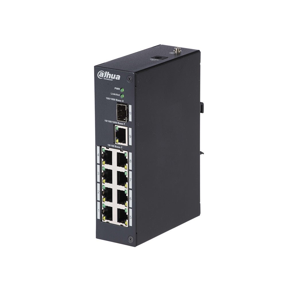 Switch Ethernet de gamme industrielle DAHUA - 8 ports - Direct - Sécurité - Boutique