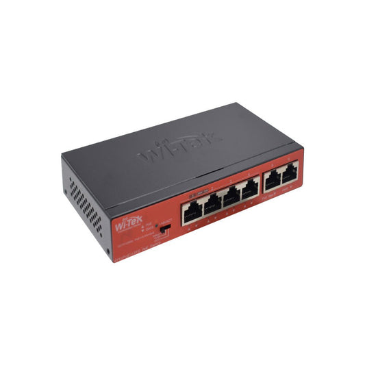 Switch POE 4 ports Witek - Direct - Sécurité - Boutique