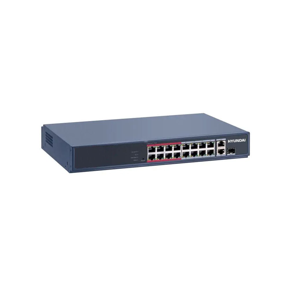Switch POE gérable 16 ports HYUNDAI - Direct - Sécurité - Boutique