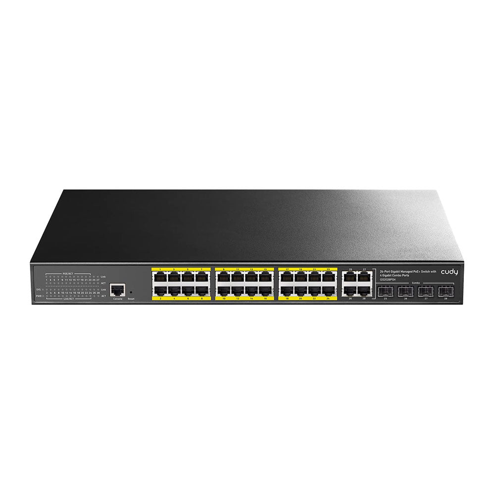Switch POE gérable 24 ports CUDY - Direct - Sécurité - Boutique
