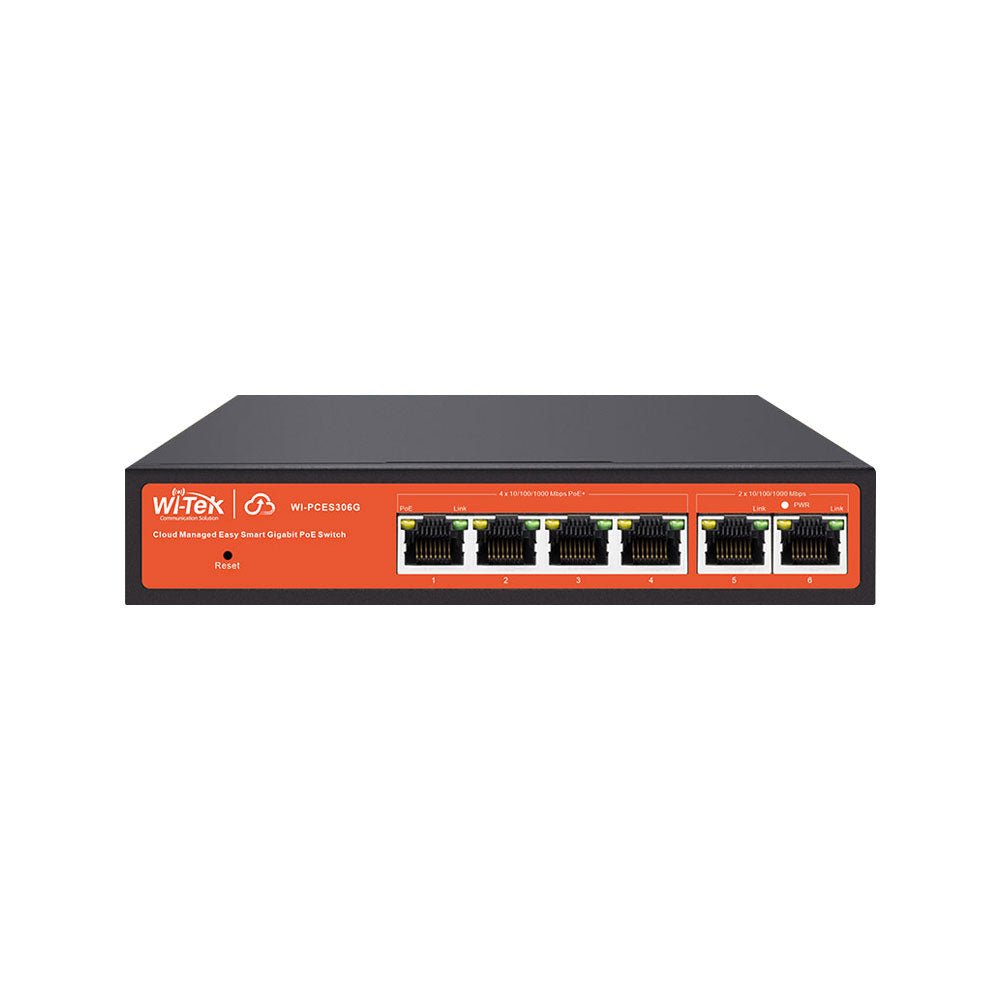 Switch POE gérable 4 ports WITEK - Direct - Sécurité - Boutique