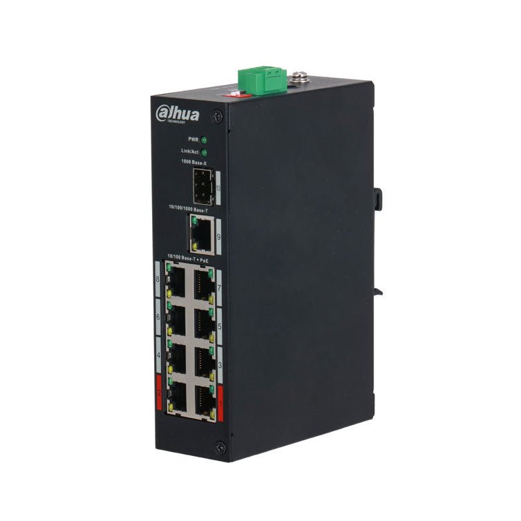 Switch POE industriel 8 ports DAHUA - Direct - Sécurité - Boutique