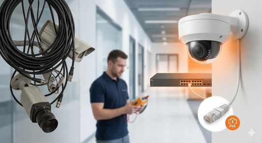 Caméra Analogique vs IP PoE : Pourquoi Migrer en 2026 ? | Direct-Sécurité