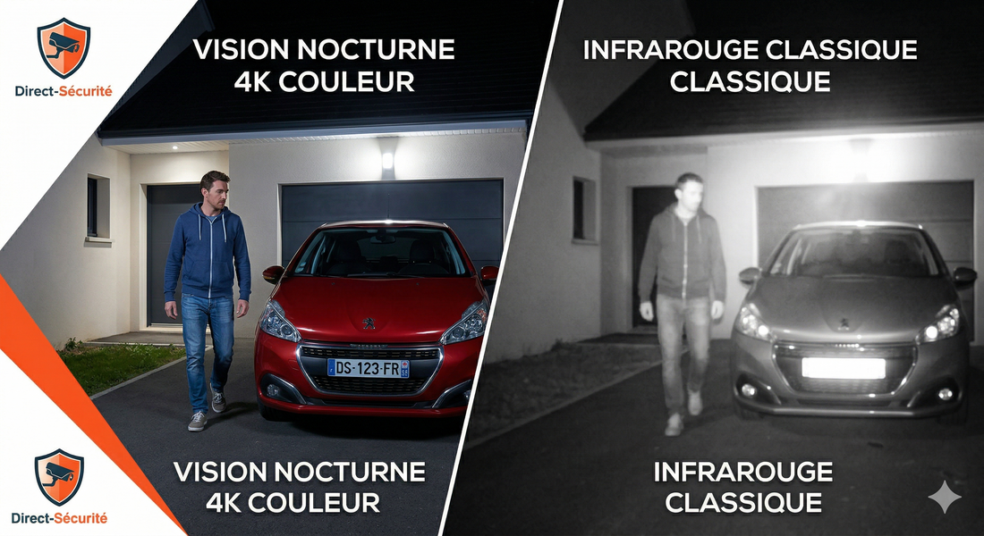 Vision Nocturne 4K Couleur vs Infrarouge : Le Guide de Sécurité Ultime