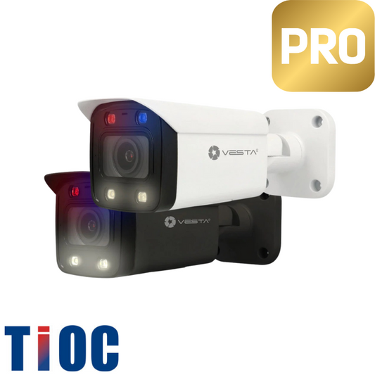Caméra de surveillance IP Bullet extérieur VESTA avec zoom - TiOC