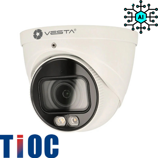 Caméra de surveillance dôme IP VESTA avec zoom - TiOC