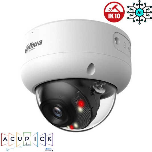 Caméra de surveillance dôme IP DAHUA - Anti vandalisme AcuPick