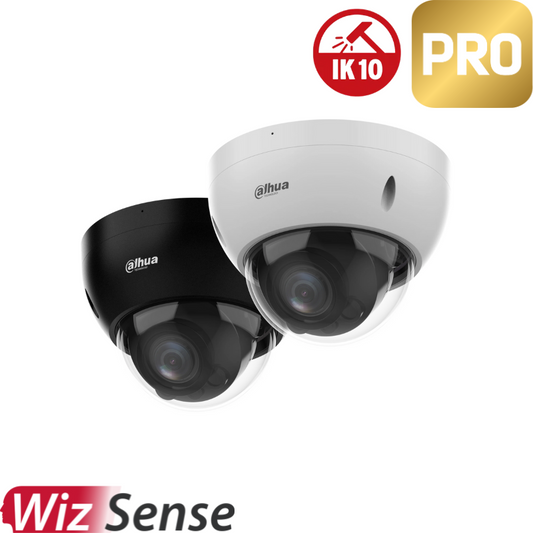 Caméra de surveillance dôme IP DAHUA avec zoom - Série Pro Anti-Vandalisme
