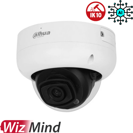 Caméra de surveillance dôme IP DAHUA - WIZMIND Anti-Vandalisme