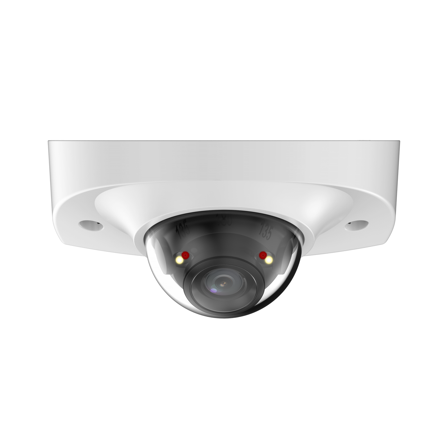 Caméra de surveillance dôme discret anti-vandalisme IP Full-Color DAHUA avec IA