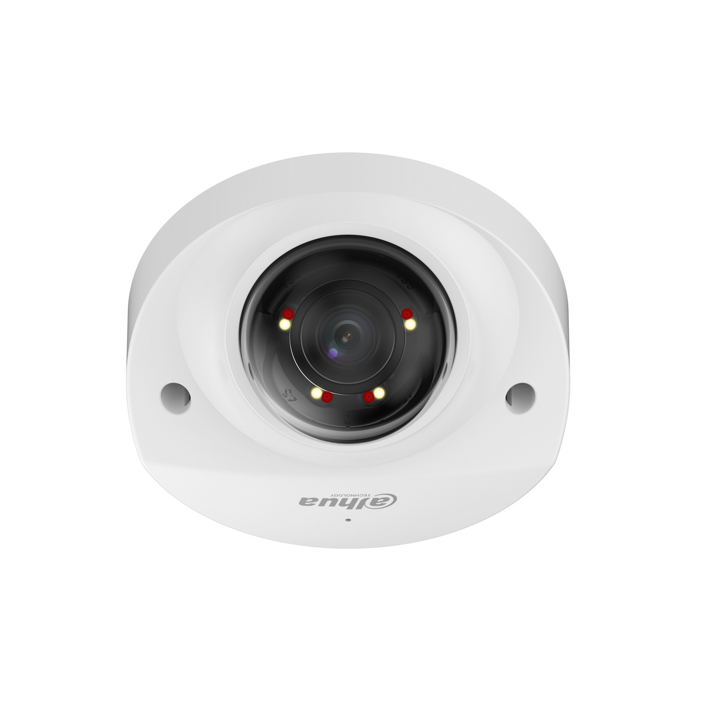 Caméra de surveillance dôme discret anti-vandalisme IP Full-Color DAHUA avec IA