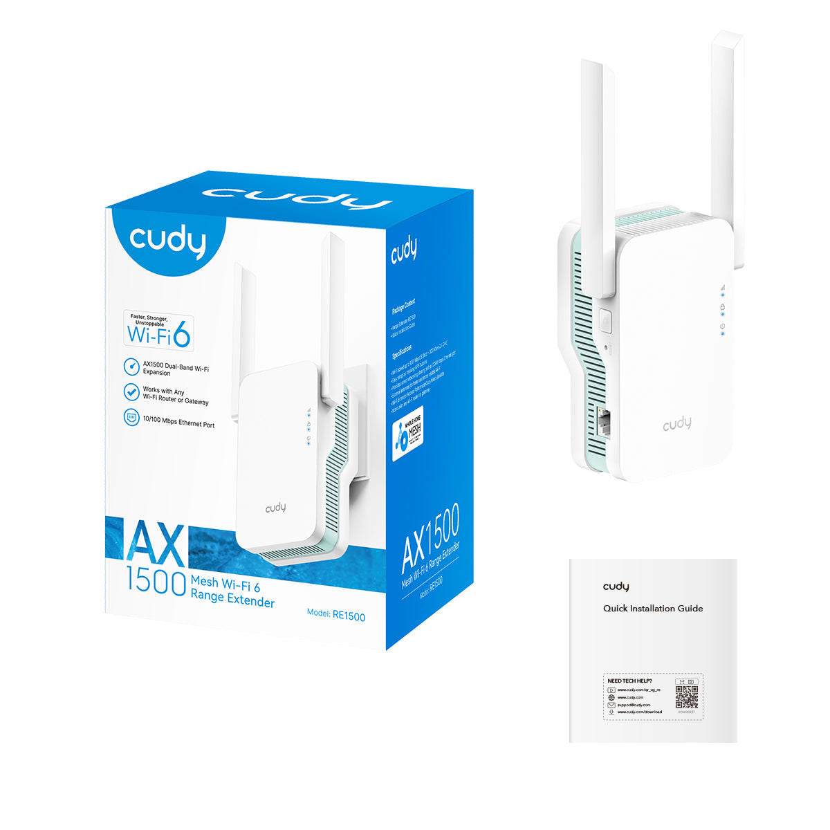 Répéteur Wifi Cudy RE1500