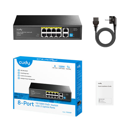 Switch Ethernet 8 Ports POE Cudy - Pro