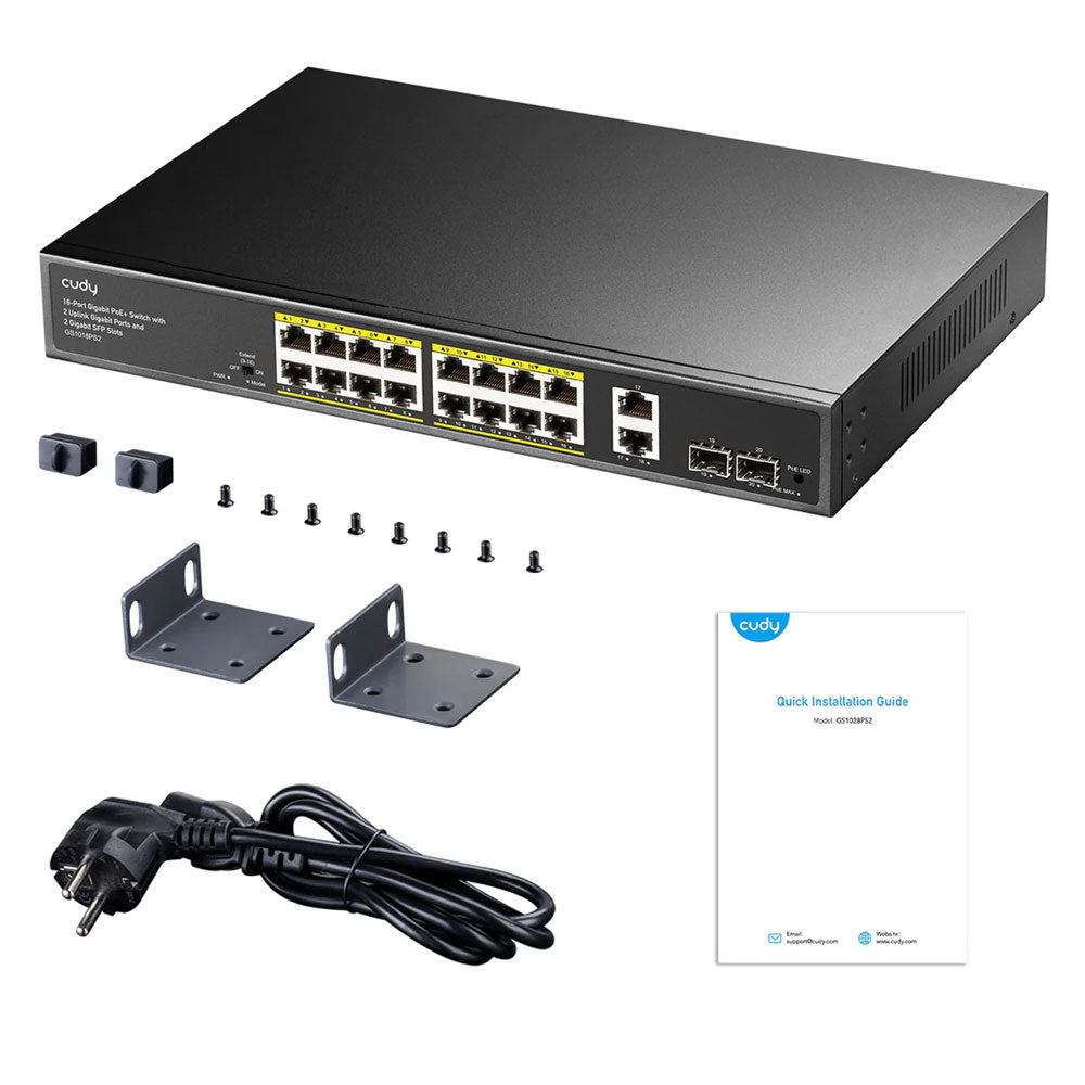 Switch Ethernet 16 Ports POE Cudy - Pro