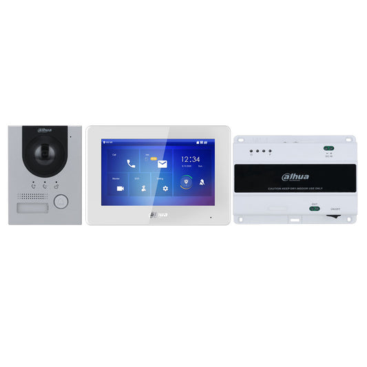 Kit visiophone IP 2 fil DAHUA - Encastrée