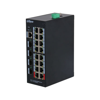 Switch Ethernet industriel 16 Ports POE avec Cloud - DAHUA