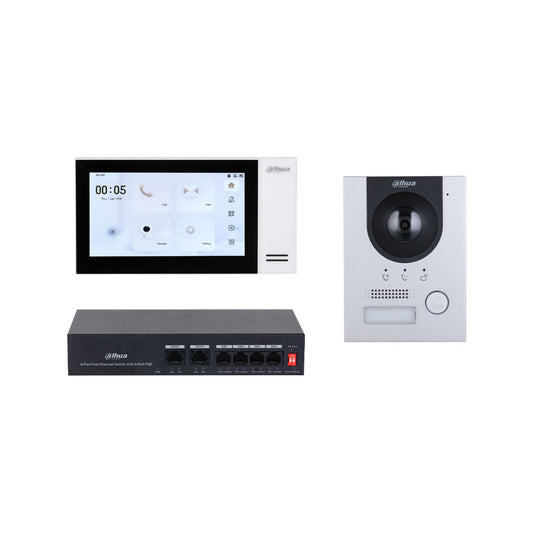 Kit visiophone IP DAHUA Anti-Vandalisme - Encastré