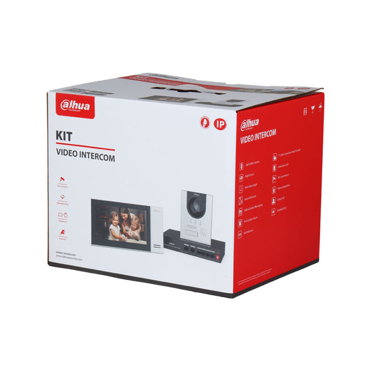 Kit visiophone IP DAHUA Anti-Vandalisme - Encastré