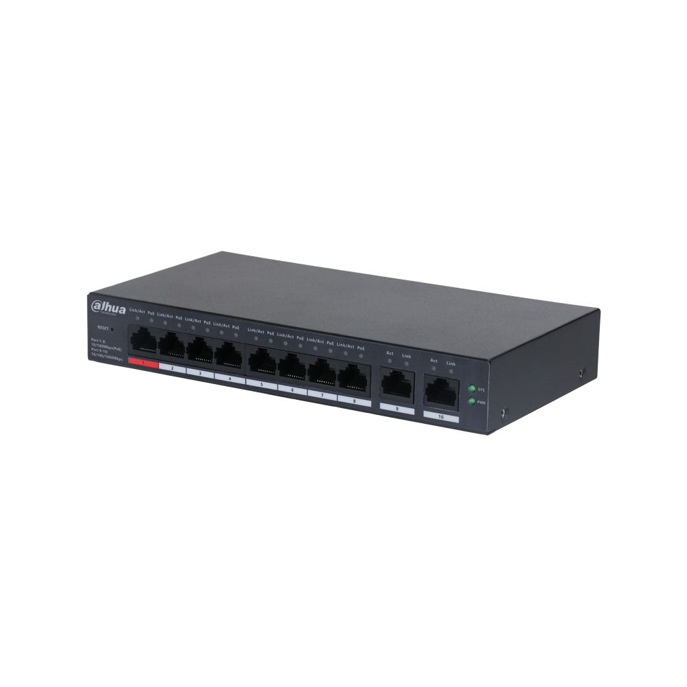 Switch Ethernet 8 Ports POE avec Cloud - DAHUA