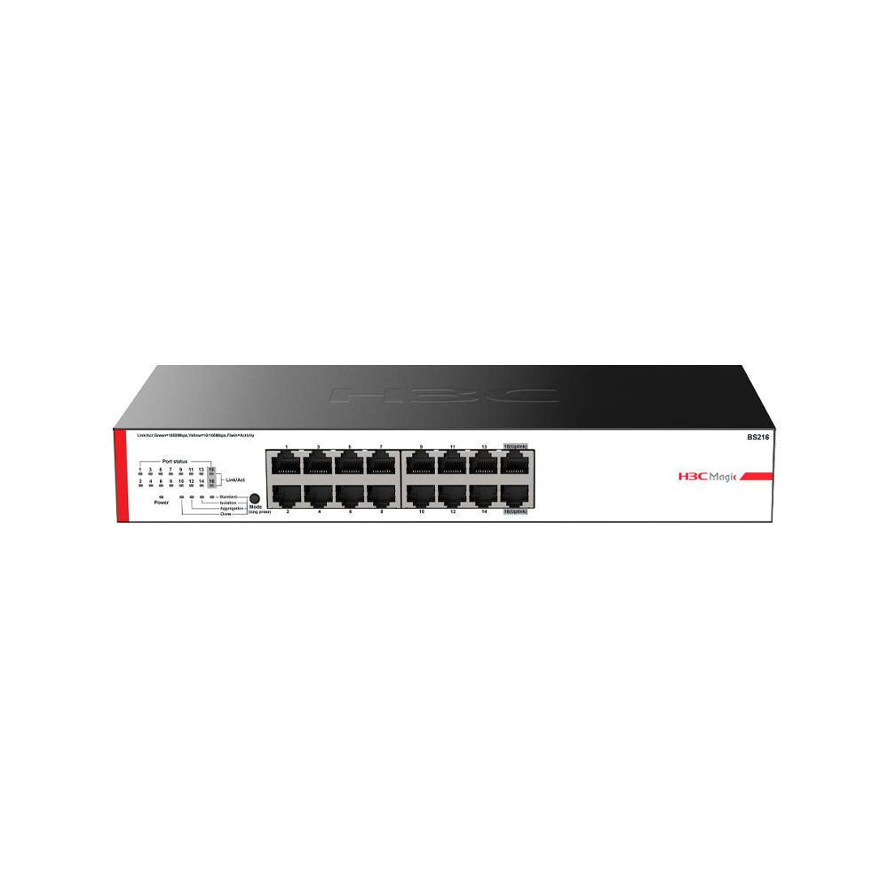 Switch Ethernet 16 ports Gigabit H3C