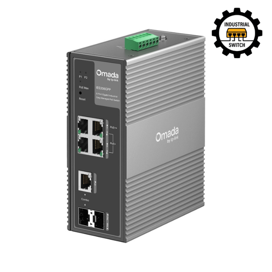 Switch Ethernet industriel 4 Ports POE avec Cloud - TPLINK