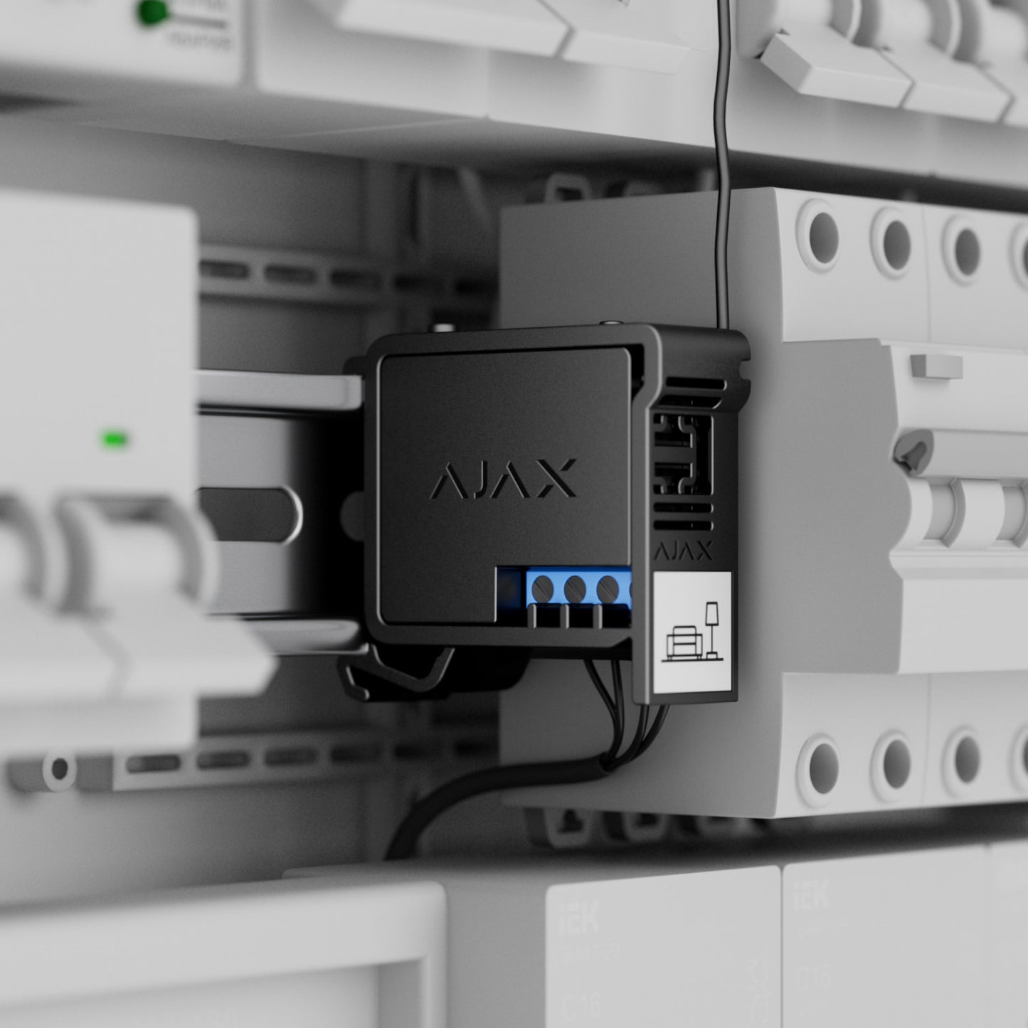 Relai de puissance sans fil pour alarme AJAX - WallSwitch