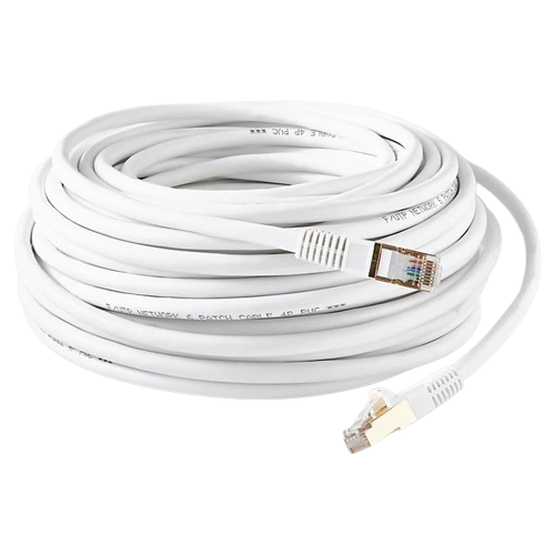Câble réseau RJ45 Cat 6 blindé blanc