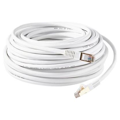 Câble réseau RJ45 Cat 6 blindé blanc