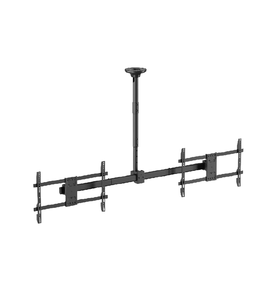 SUPPORT PLAFOND ÉCRAN DOUBLE CÔTE À CÔTE 34" à 60"