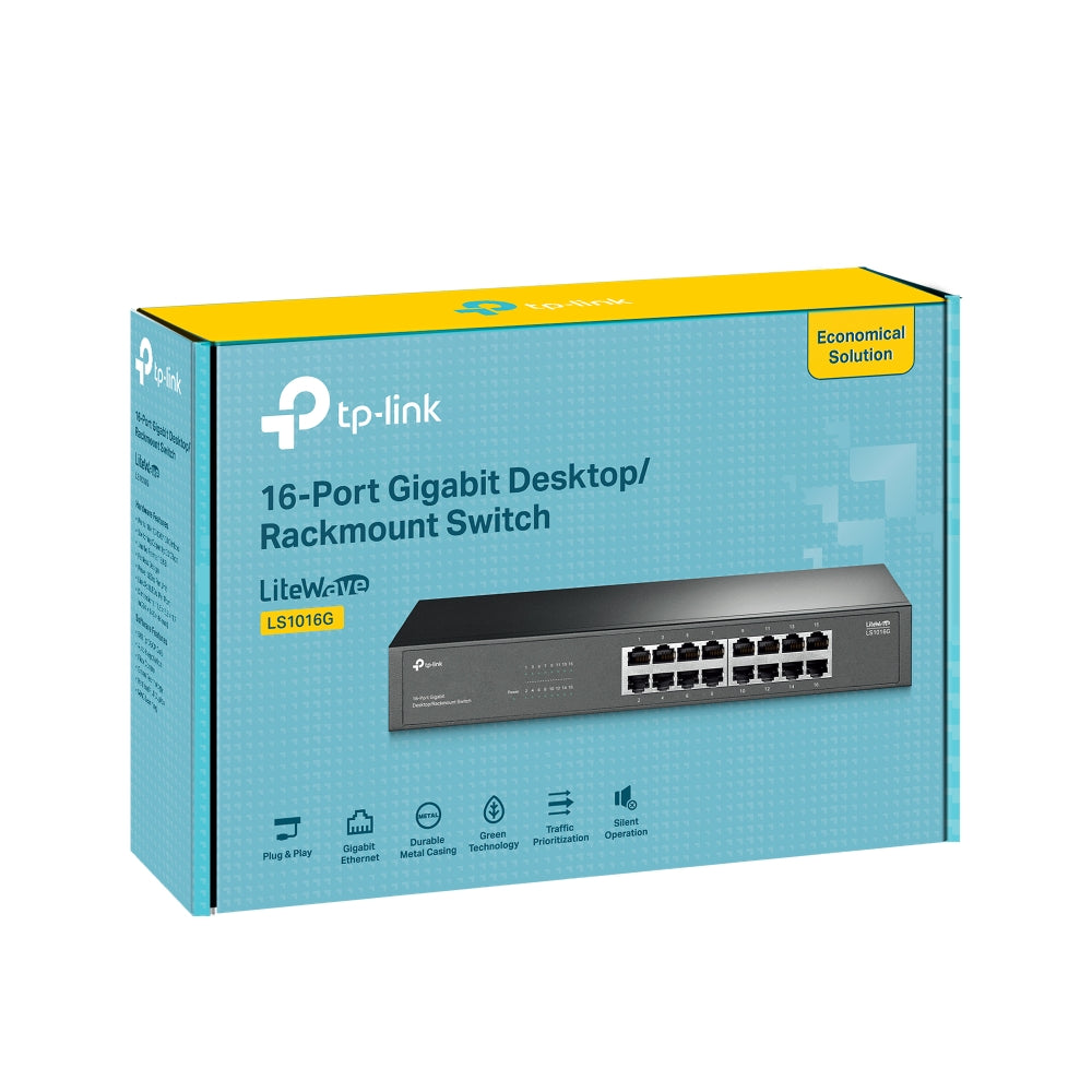 Switch Ethernet Gigabit 16 Ports TP-LINK