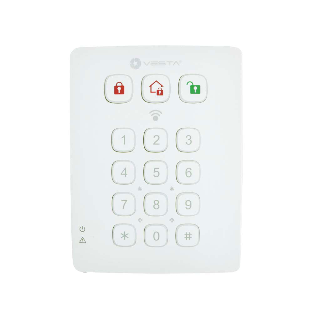 Clavier avec lecteur de badge pour alarme VESTA